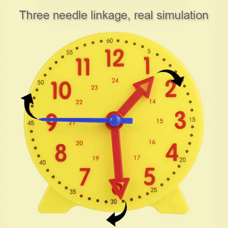 Engaging Montessori Clock Puzzle for Kids - Fun Learning Toy for Time Cognition and Early Education