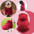 Dog Sweaters for Small Dogs, Puppy Clothes, Dog Hoodie with Pocket, Fall Winter Warm Fleece Sweater Puppy Clothes for Small Dogs, Red, Size XL
