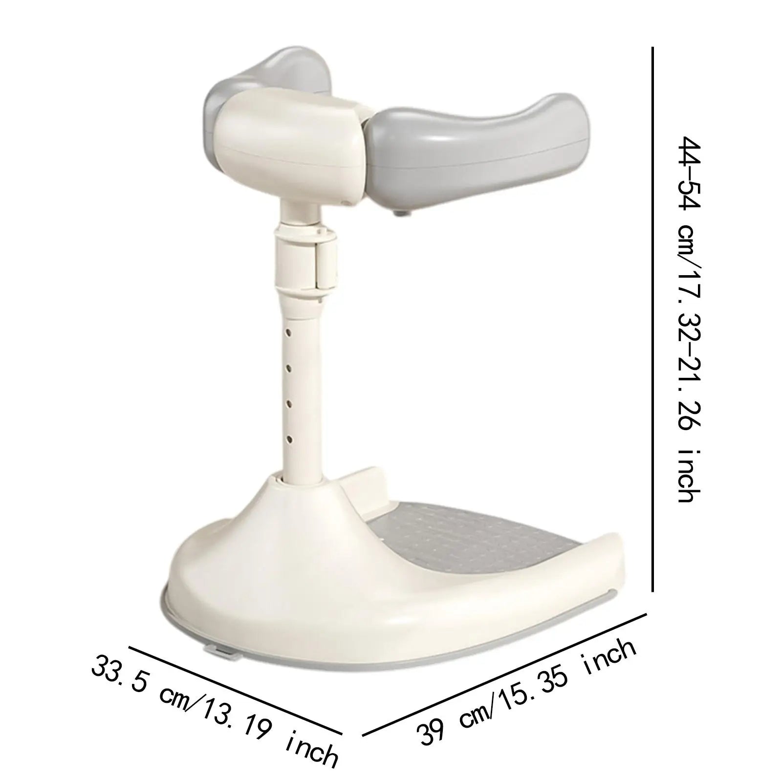 Baby Bath Tub with Shower Stand Anti-Crush Adjustable Shower Tower Anti-Slip Bath Support for Toddlers 6-36 Months Babies