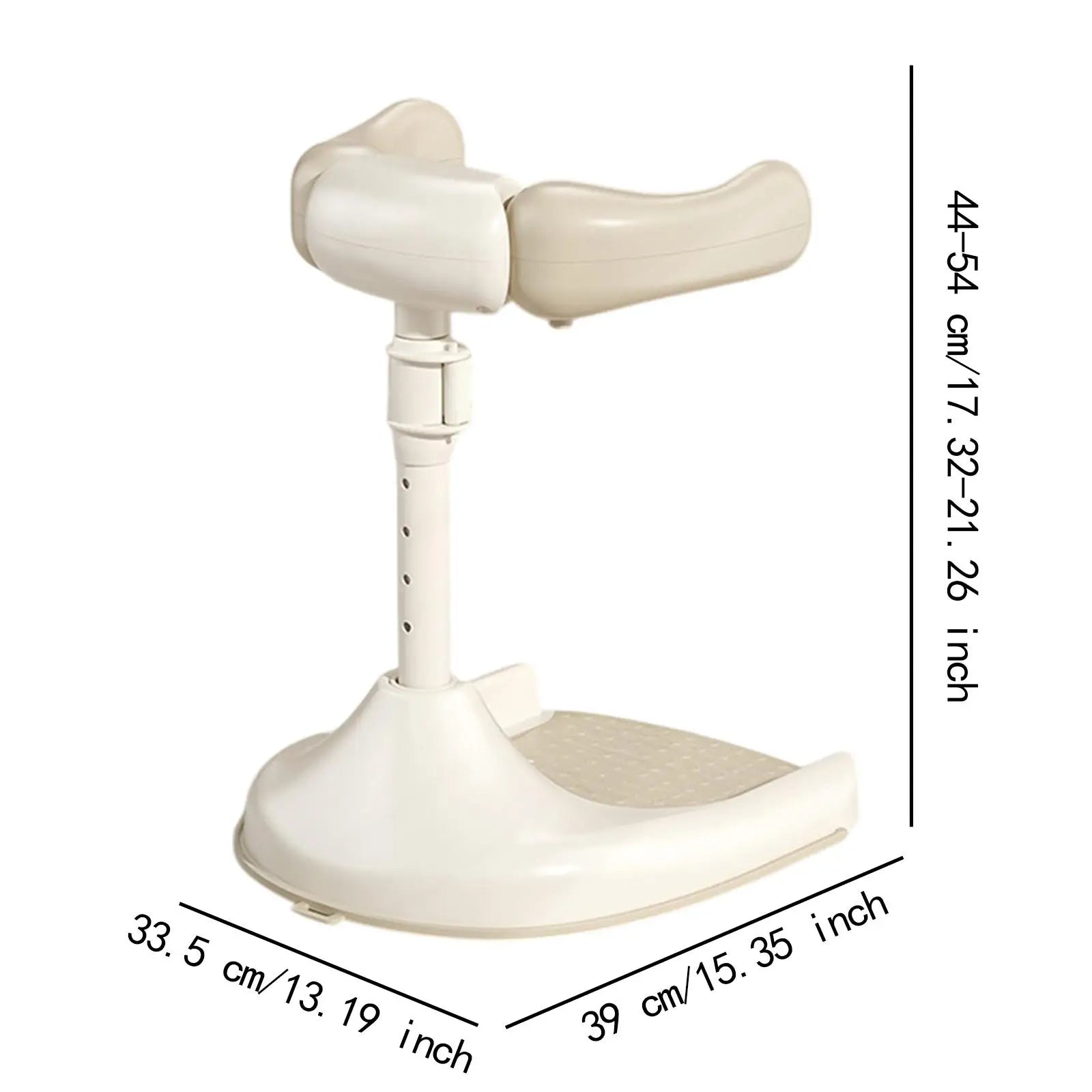 Baby Bath Tub with Shower Stand Anti-Crush Adjustable Shower Tower Anti-Slip Bath Support for Toddlers 6-36 Months Babies