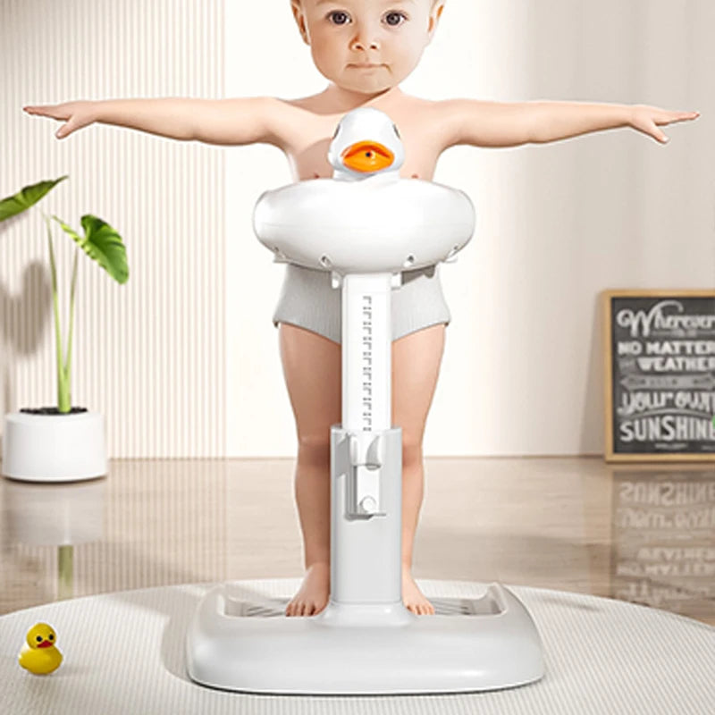Baby Bath Tub with Shower Stand Anti-Crush Adjustable Shower Tower Anti-Slip Bath Support for Toddlers 6-36 Months Babies