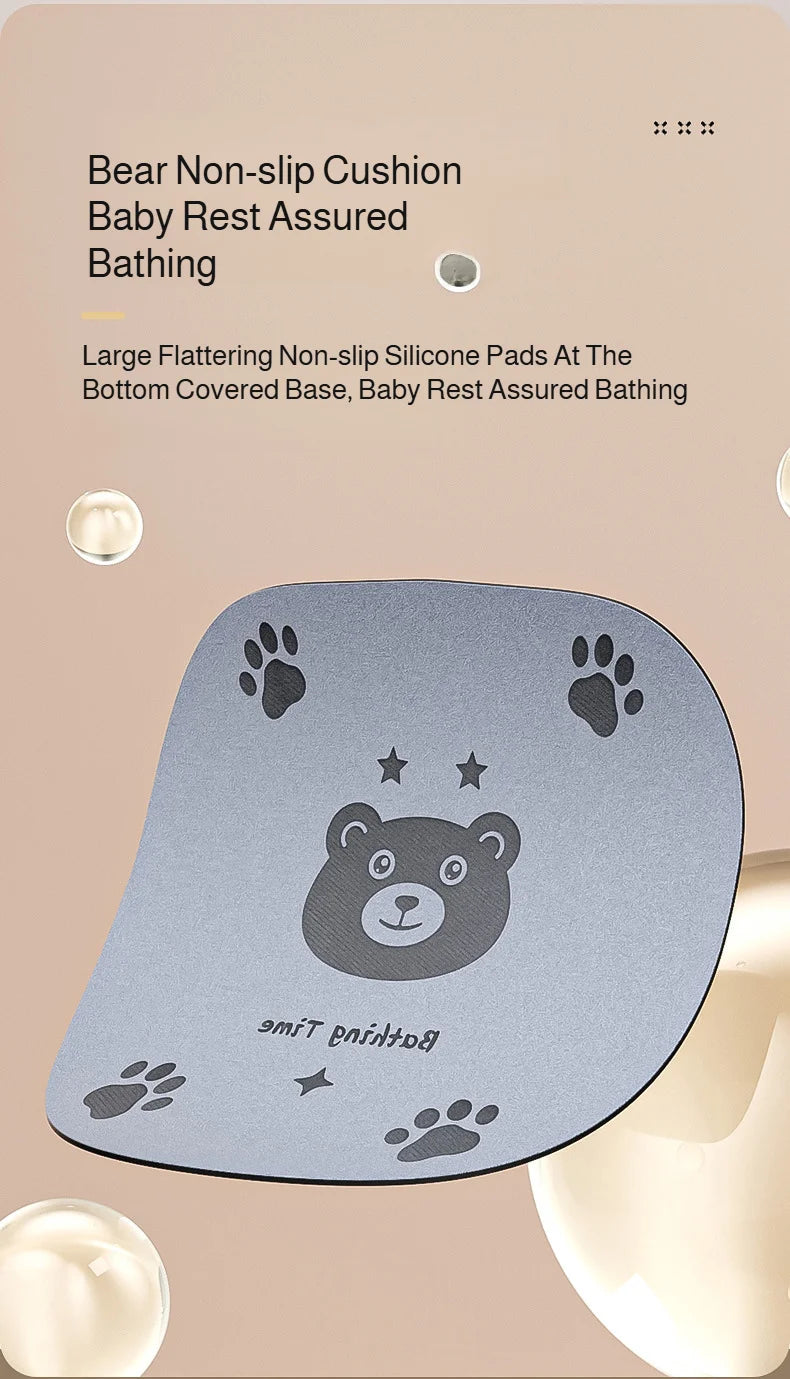 Baby Standing Shower Stand Adjustable Children's Bath Device Household Non-Slip Children's Bath Stand Baby Bath Stand Support