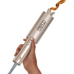 Automatic Rotating Curling Iron for Long Hair, Upgraded Long Barrel Curling Wand, Anti-Scald, Tangle-Free, Dual Voltage, 1 Inch,