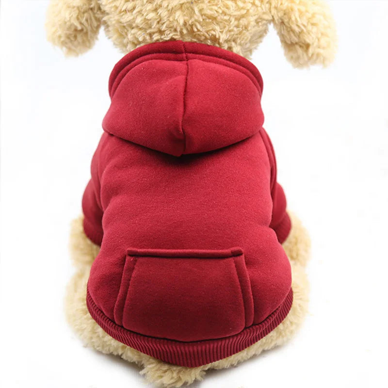 Manteau à la mode pour animaux de compagnie S225, sweat à capuche en coton, vêtements pour chiens, chiot, salopette pour chats
