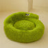 Super lit pour chat, nid de couchage chaud, doux et Long en peluche, meilleur lit pour chien, panier, coussin, lit pour chat, tapis pour animaux de couchage