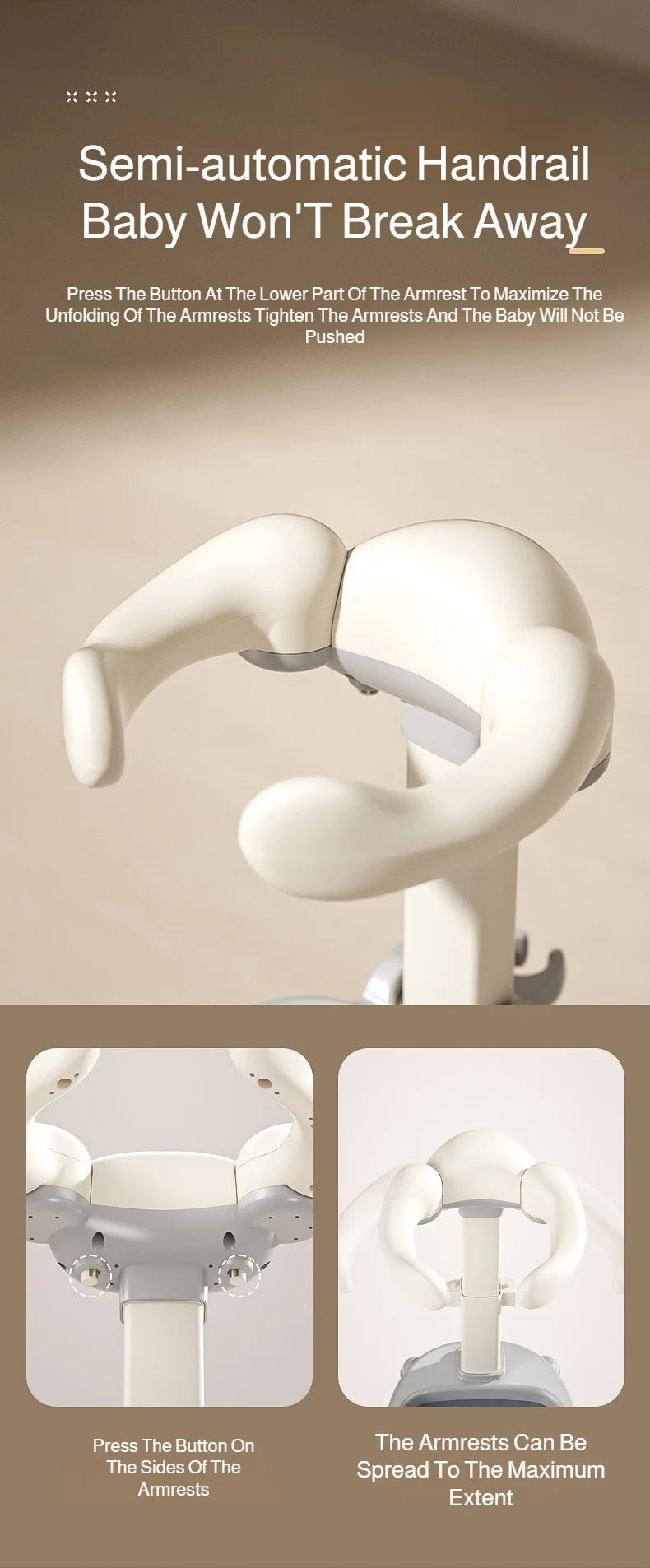 Baby Standing Shower Stand Adjustable Children's Bath Device Household Non-Slip Children's Bath Stand Baby Bath Stand Support