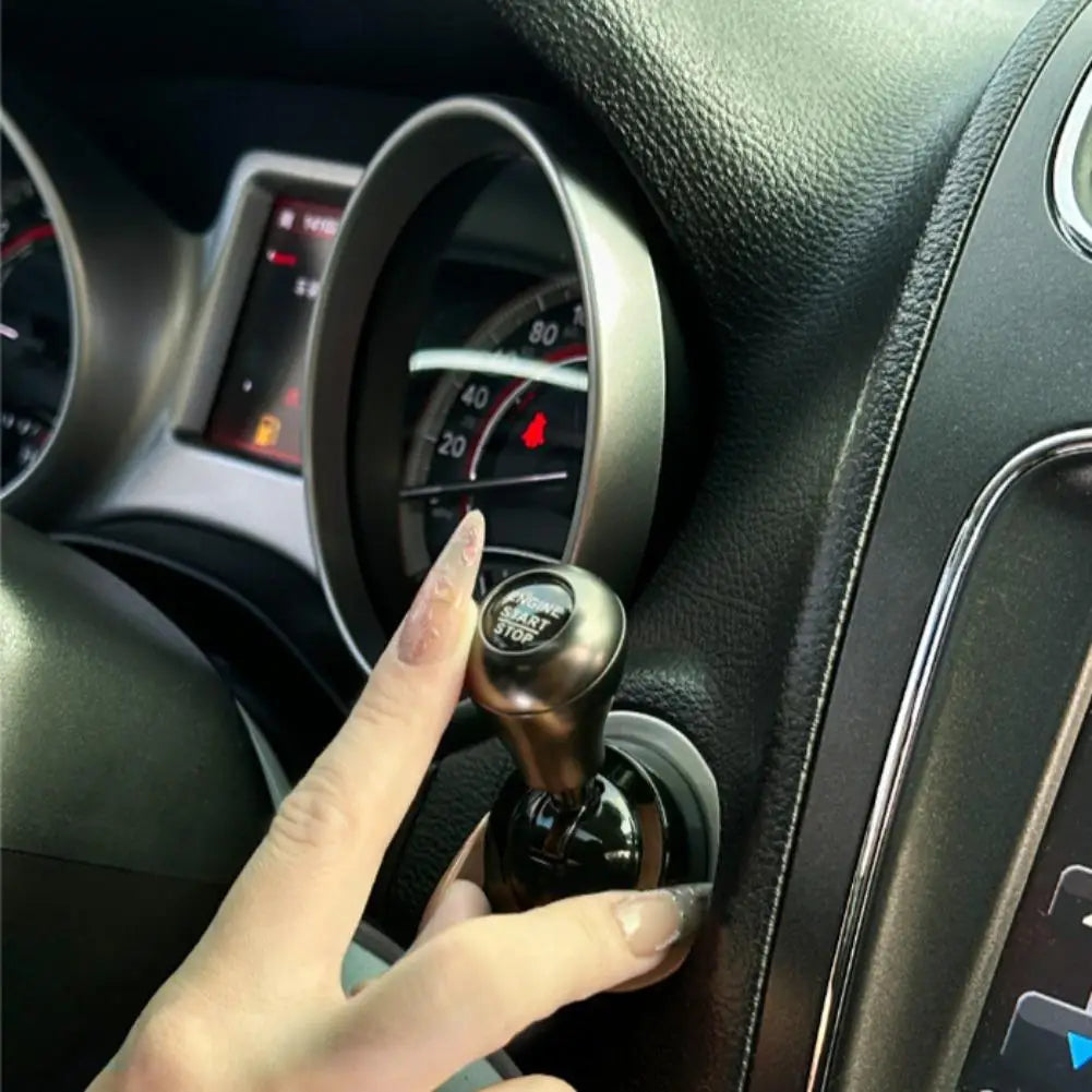Car Start Button Cover Retro Joystick Decor Car One Click Start Joystick Decor Car Start Switch Button Decor Protective Cover