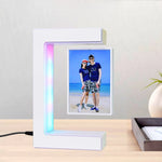 Floating Photo Frame  Levitating  360 Rotating Picture Holder Home Office Desk Creative Gift for Birthday Holiday Kids Friends
