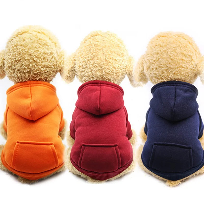 Manteau à la mode pour animaux de compagnie S225, sweat à capuche en coton, vêtements pour chiens, chiot, salopette pour chats
