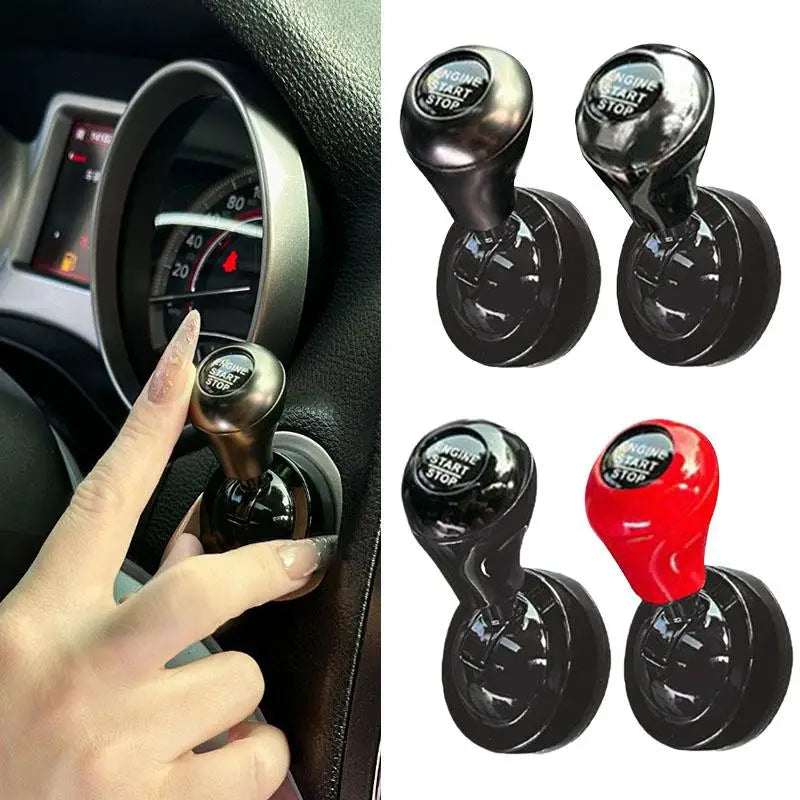 Car Start Button Cover Retro Joystick Decor Car One Click Start Joystick Decor Car Start Switch Button Decor Protective Cover
