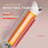 Automatic Rotating Curling Iron for Long Hair, Upgraded Long Barrel Curling Wand, Anti-Scald, Tangle-Free, Dual Voltage, 1 Inch,