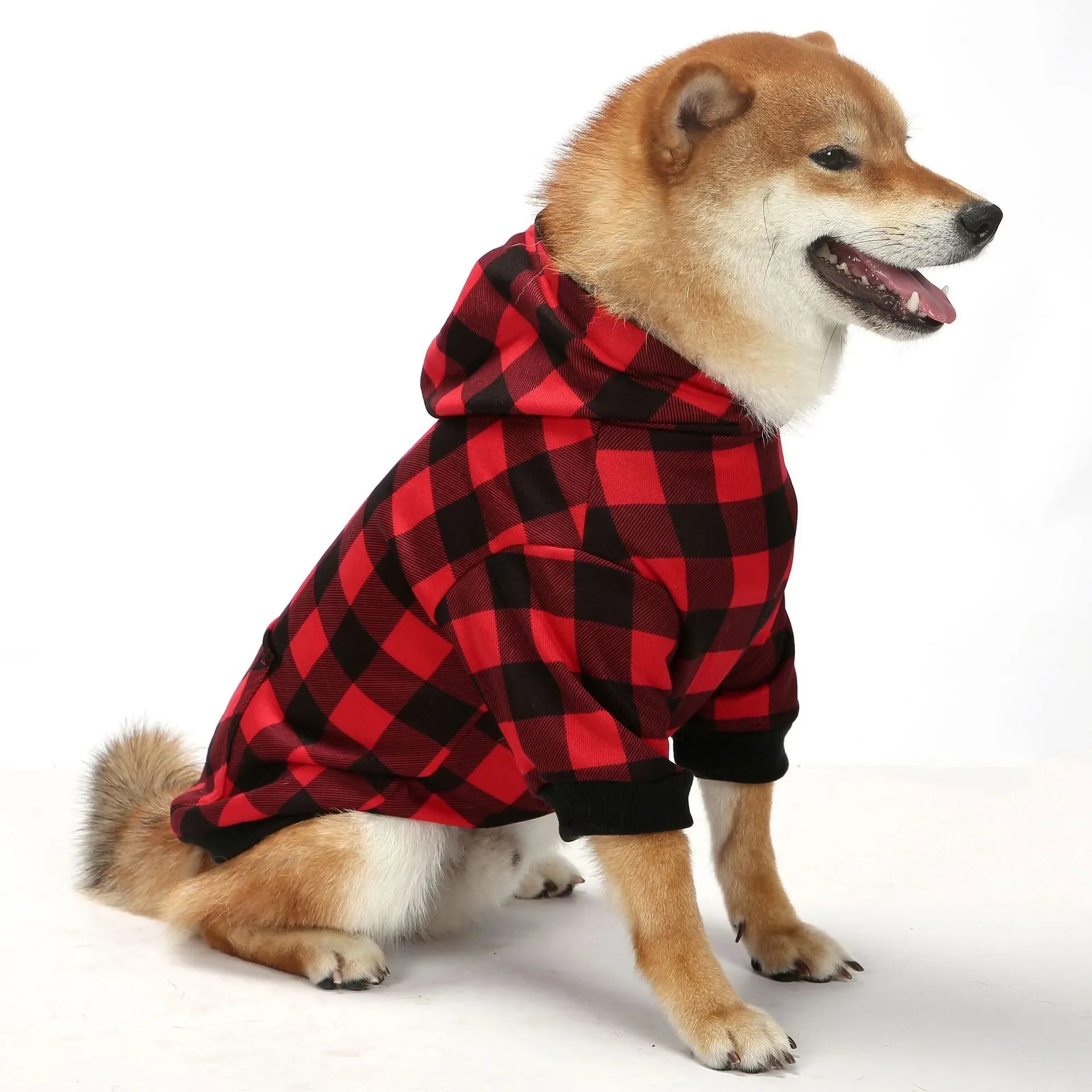 Veste de noël à capuche pour chien, manteau chaud d'hiver pour animaux de compagnie, pour petits, moyens et grands chiens, vêtements pour chiots, mascotte, caillot pour chien