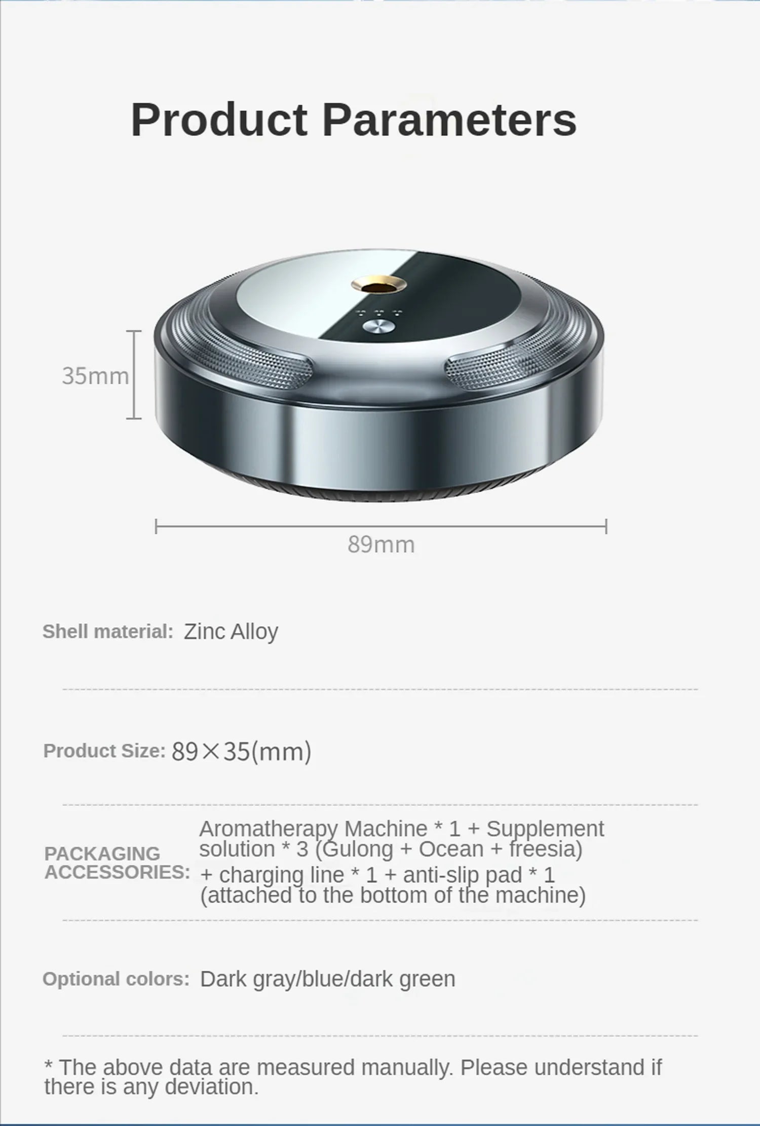Flavoring For Car Air Freshener Smart Home Fragrance Diffuser Electric Aromatic Oasis Accessories For Vehicles Scent Machine