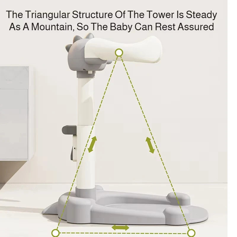 Baby Standing Shower Stand Adjustable Children's Bath Device Household Non-Slip Children's Bath Stand Baby Bath Stand Support