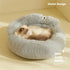 Super lit pour chat, nid de couchage chaud, doux et Long en peluche, meilleur lit pour chien, panier, coussin, lit pour chat, tapis pour animaux de couchage