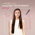 Automatic Rotating Curling Iron for Long Hair, Upgraded Long Barrel Curling Wand, Anti-Scald, Tangle-Free, Dual Voltage, 1 Inch,
