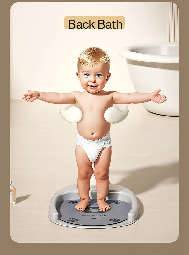 Baby Standing Shower Stand Adjustable Children's Bath Device Household Non-Slip Children's Bath Stand Baby Bath Stand Support