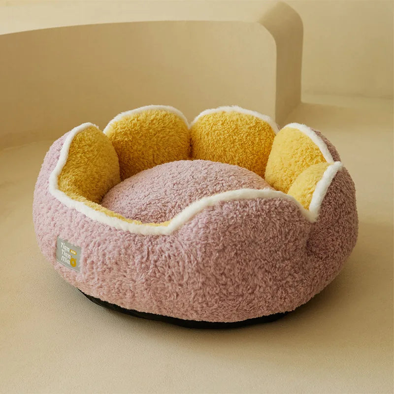 Super lit pour chat, nid de couchage chaud, doux et Long en peluche, meilleur lit pour chien, panier, coussin, lit pour chat, tapis pour animaux de couchage