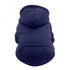 Sweat-shirt à capuche pour chiot et animal de compagnie, automne et hiver, avec poche à deux pattes, vêtements pour chiens et chats