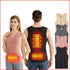 Heated Jacket Men Women Warm Seamless Vest USB Self Heating Jacket Ski Camping Hiking Heated Suede Winter Clothes Washed