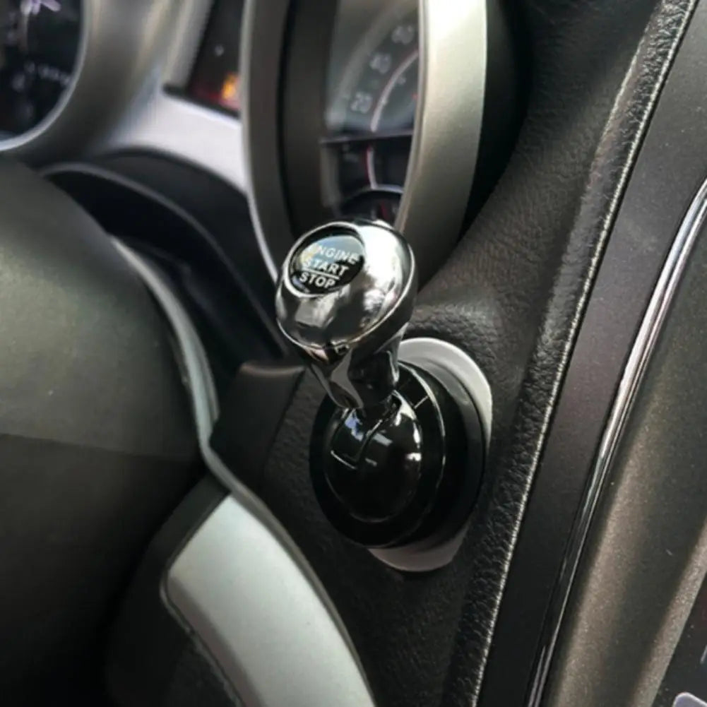 Car Start Button Cover Retro Joystick Decor Car One Click Start Joystick Decor Car Start Switch Button Decor Protective Cover