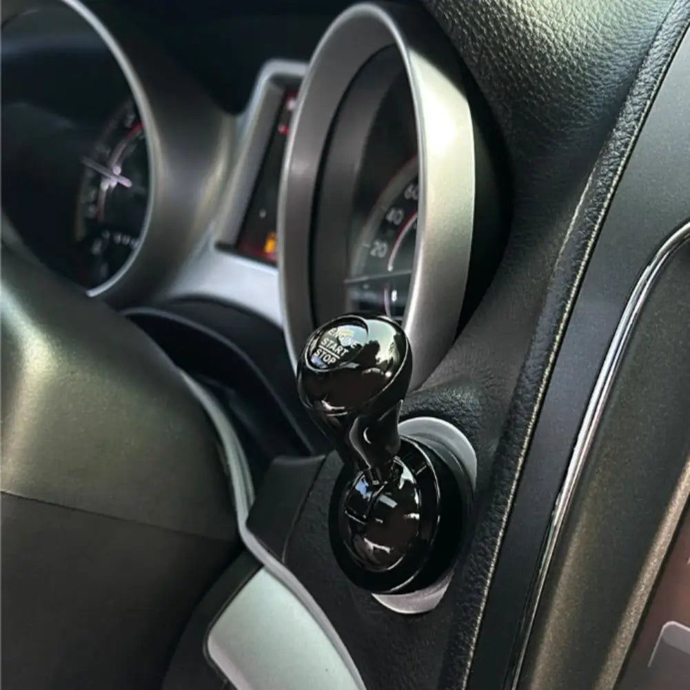 Car Start Button Cover Retro Joystick Decor Car One Click Start Joystick Decor Car Start Switch Button Decor Protective Cover