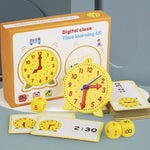 Engaging Montessori Clock Puzzle for Kids - Fun Learning Toy for Time Cognition and Early Education